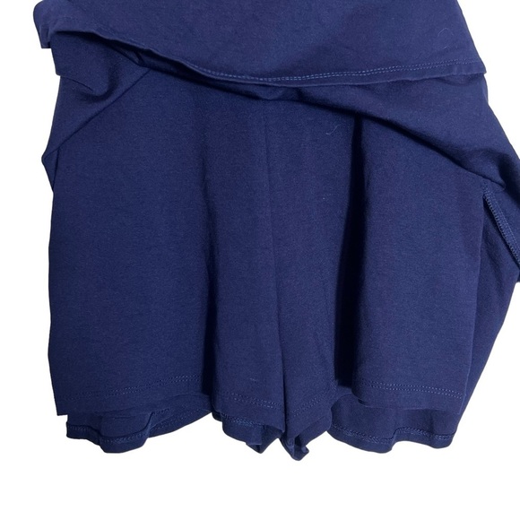 Lulus Navy Sleeveless Skater Dress + Built-in Skort • Size S • Flirty + Fun - Picture 4 of 7